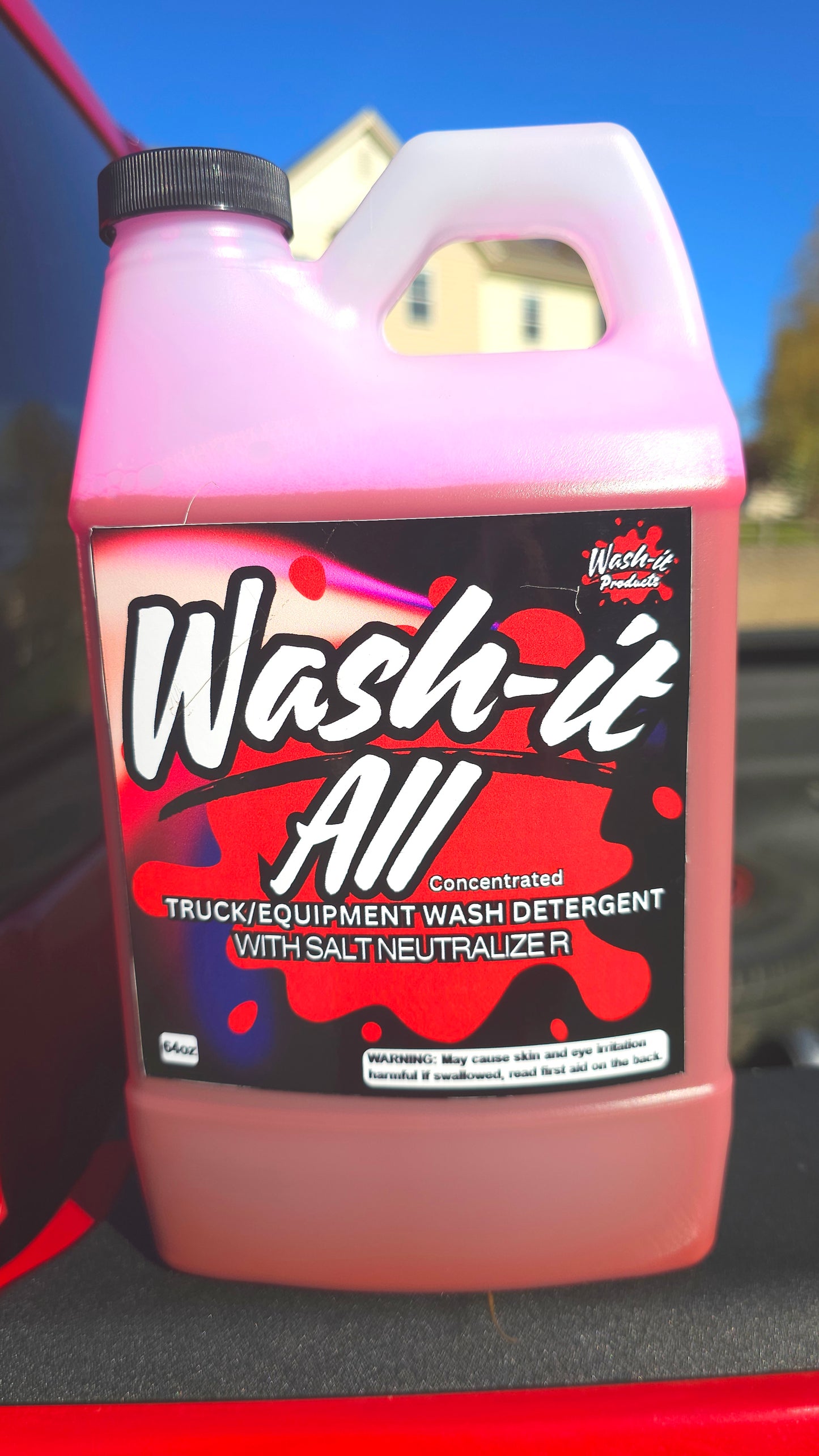 CHERRY SCENT WASH-IT ALL 64OZ